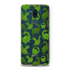 Lex Altern TPU Silicone LG Case Kawaii Green Dinosaurs