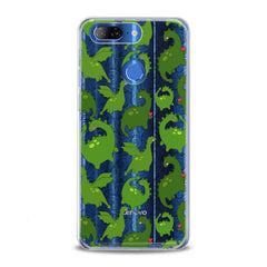 Lex Altern TPU Silicone Lenovo Case Kawaii Green Dinosaurs