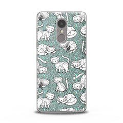 Lex Altern White Drawing Cats Lenovo Case