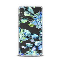 Lex Altern TPU Silicone Motorola Case Cactus Watercolor