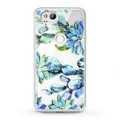 Lex Altern Google Pixel Case Cactus Watercolor