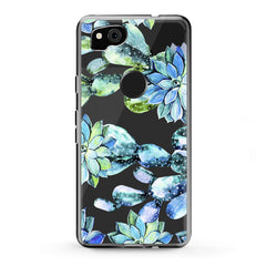 Lex Altern TPU Silicone Google Pixel Case Cactus Watercolor