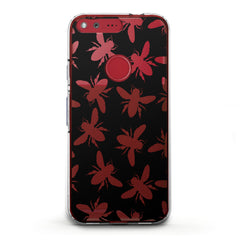 Lex Altern TPU Silicone Phone Case Silhouettes Bees