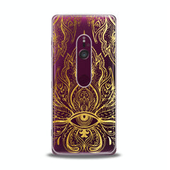 Lex Altern TPU Silicone Sony Xperia Case Golden Lotus