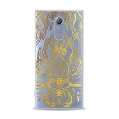 Lex Altern TPU Silicone Sony Xperia Case Golden Lotus