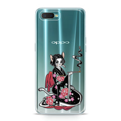 Lex Altern TPU Silicone Oppo Case Japan Kitty Girl