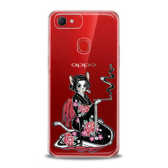 Lex Altern TPU Silicone Oppo Case Japan Kitty Girl