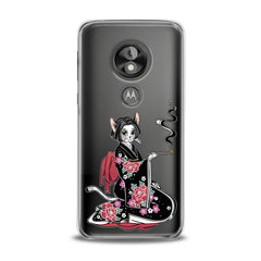 Lex Altern TPU Silicone Motorola Case Japan Kitty Girl