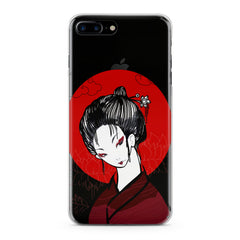 Lex Altern TPU Silicone Phone Case Traditional Japan Lady