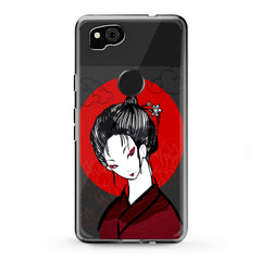 Lex Altern TPU Silicone Google Pixel Case Traditional Japan Lady