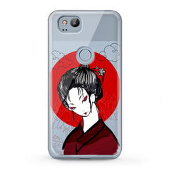 Lex Altern TPU Silicone Google Pixel Case Traditional Japan Lady