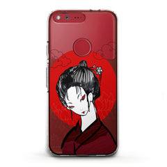 Lex Altern TPU Silicone Google Pixel Case Traditional Japan Lady