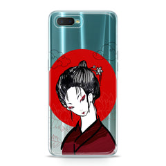 Lex Altern TPU Silicone Oppo Case Traditional Japan Lady