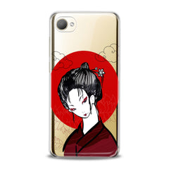 Lex Altern TPU Silicone HTC Case Traditional Japan Lady