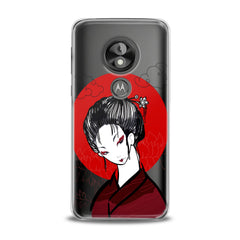 Lex Altern TPU Silicone Motorola Case Traditional Japan Lady