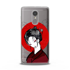 Lex Altern TPU Silicone Lenovo Case Traditional Japan Lady