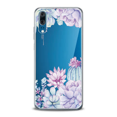 Lex Altern TPU Silicone Huawei Honor Case Purple Succulent