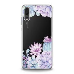 Lex Altern Purple Succulent Huawei Honor Case