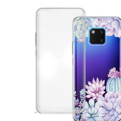 Lex Altern TPU Silicone Huawei Honor Case Purple Succulent