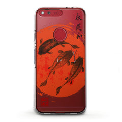 Lex Altern TPU Silicone Google Pixel Case Japan Fishes