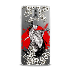 Lex Altern TPU Silicone Phone Case Japan Cat Samurai