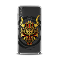 Lex Altern TPU Silicone Motorola Case Japanese Golden Mask