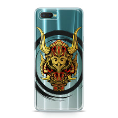 Lex Altern TPU Silicone Oppo Case Japanese Golden Mask