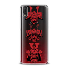 Lex Altern TPU Silicone VIVO Case Red Japan Masks