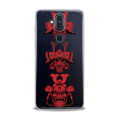 Lex Altern TPU Silicone Nokia Case Red Japan Masks