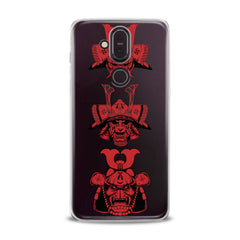 Lex Altern TPU Silicone Nokia Case Red Japan Masks