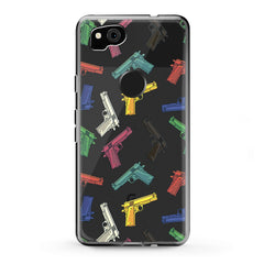 Lex Altern TPU Silicone Google Pixel Case Colored Weapons