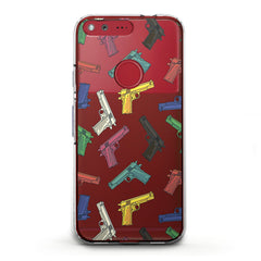 Lex Altern TPU Silicone Google Pixel Case Colored Weapons