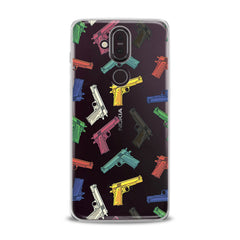 Lex Altern TPU Silicone Nokia Case Colored Weapons