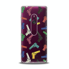 Lex Altern TPU Silicone Sony Xperia Case Colored Weapons