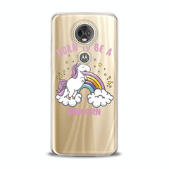 Lex Altern TPU Silicone Motorola Case Rainbow Unicorns Kawaii