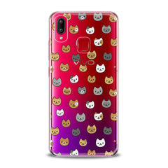 Lex Altern TPU Silicone VIVO Case Cats Pattern