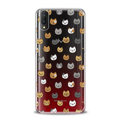 Lex Altern TPU Silicone VIVO Case Cats Pattern