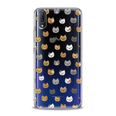 Lex Altern TPU Silicone VIVO Case Cats Pattern