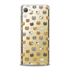 Lex Altern TPU Silicone HTC Case Cats Pattern