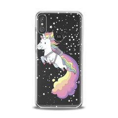 Lex Altern TPU Silicone Motorola Case Flying Unicorn Print