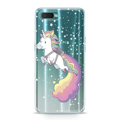 Lex Altern TPU Silicone Oppo Case Flying Unicorn Print