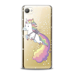 Lex Altern TPU Silicone HTC Case Flying Unicorn Print