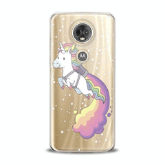 Lex Altern TPU Silicone Motorola Case Flying Unicorn Print