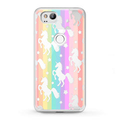 Lex Altern TPU Silicone Google Pixel Case Iridescent Unicorn Pattern