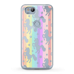 Lex Altern TPU Silicone Google Pixel Case Iridescent Unicorn Pattern