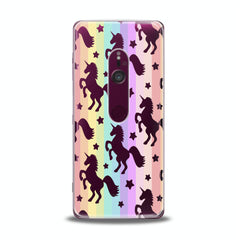 Lex Altern TPU Silicone Sony Xperia Case Iridescent Unicorn Pattern