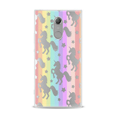 Lex Altern TPU Silicone Sony Xperia Case Iridescent Unicorn Pattern