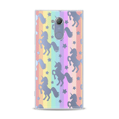 Lex Altern TPU Silicone Sony Xperia Case Iridescent Unicorn Pattern