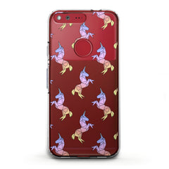 Lex Altern TPU Silicone Phone Case Origami Unicorn Pattern