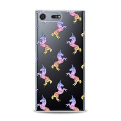 Lex Altern Origami Unicorn Pattern Sony Xperia Case